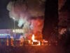 Palermo, incendio in azienda di noleggio auto: a fuoco una decina di mezzi