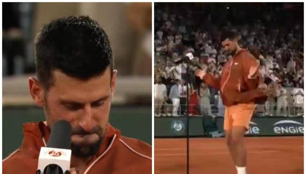 Roland Garros, Djokovic vince e… balla