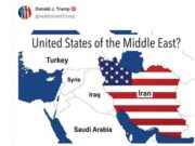 Trump e l’Iran ‘americano’, il presidente pubblica la mappa a stelle e strisce