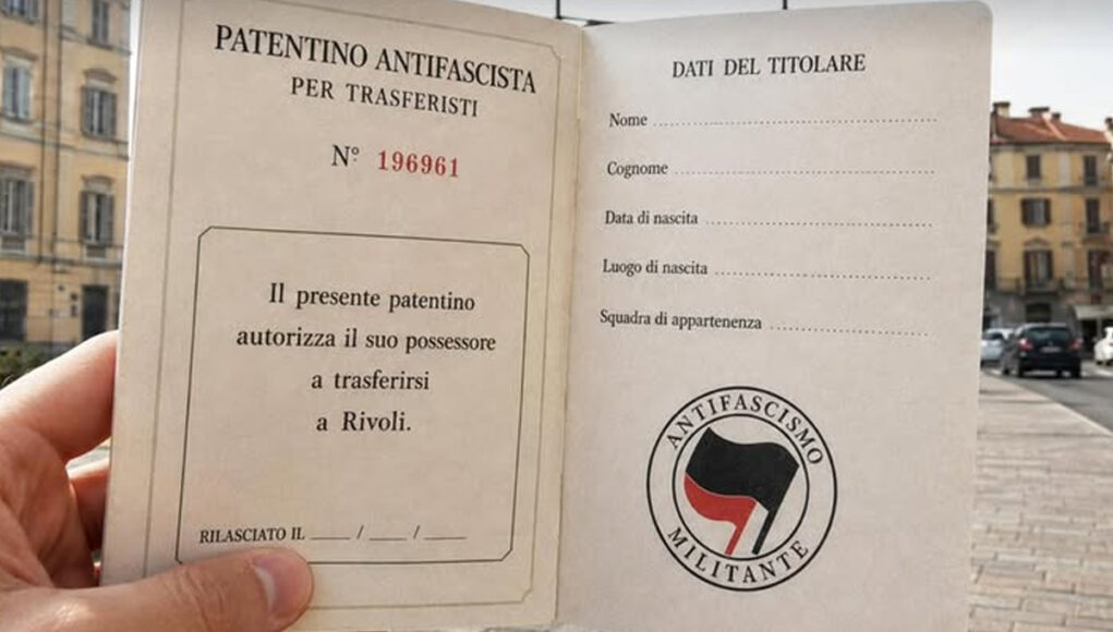rivoli patentino antifascista