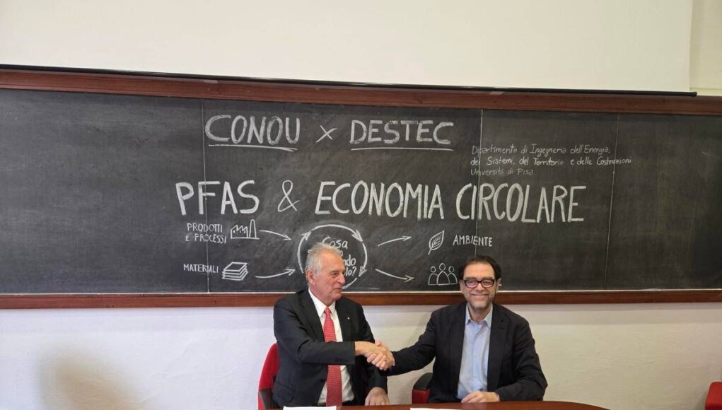 Conou e Università di Pisa, impegno comune per affrontare Pfas