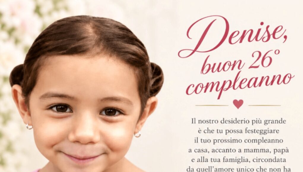 Denise Pipitone, il messaggio della mamma Piera Maggio nel giorno del 26esimo compleanno: “Ovunque tu sia, auguri”