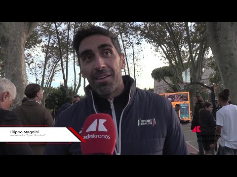 Filippo Magnini a Colle Oppio: “”Spazio con energia pazzesca, tanti i ragazzi che ne beneficeranno””