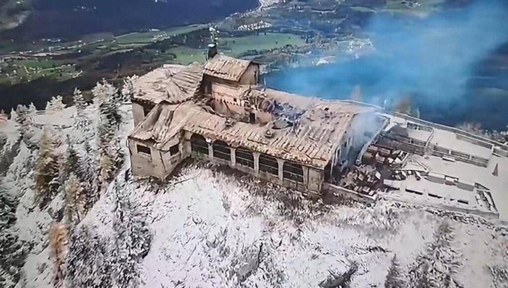 Germania, nuovo incendio al Nido dell’Aquila di Hitler: fermato un 33enne, danni per milioni