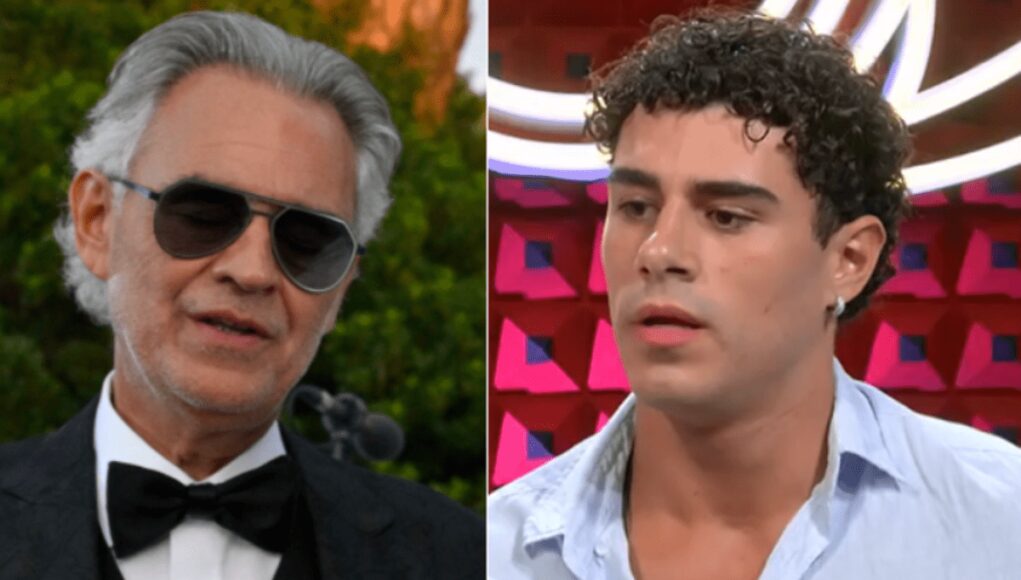 Gf Vip, Andrea Bocelli sulla battuta di Roncaccia: “Mi ha fatto sorridere”
