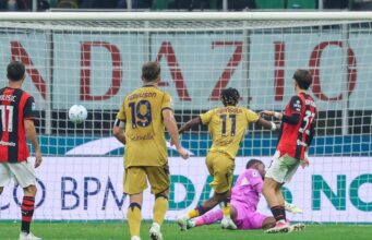 Mbangula come Batistuta, storica tripletta a San Siro contro il Milan dell’ex Juve